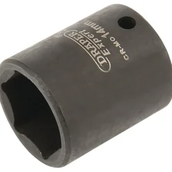 Draper HI-TORQ® 6 Point Impact Socket, 1/4" Sq. Dr., 14mm