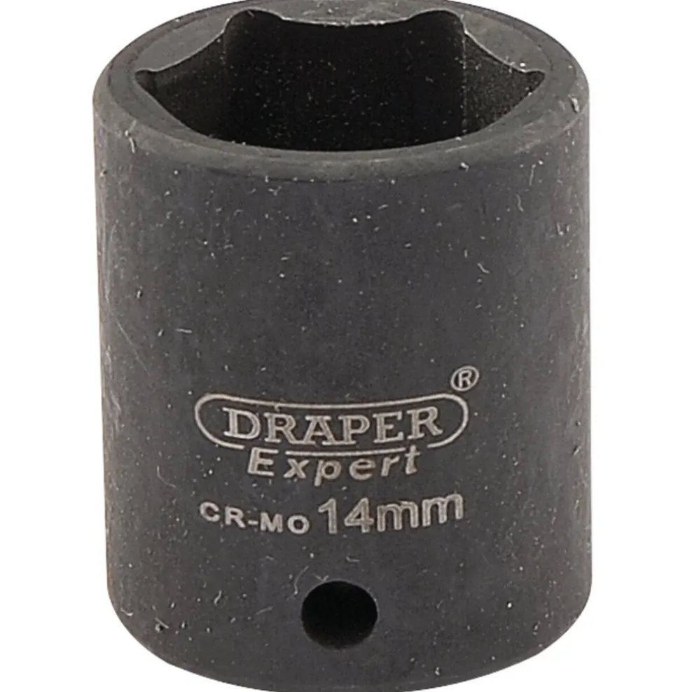 Draper HI-TORQ® 6 Point Impact Socket, 1/4" Sq. Dr., 14mm