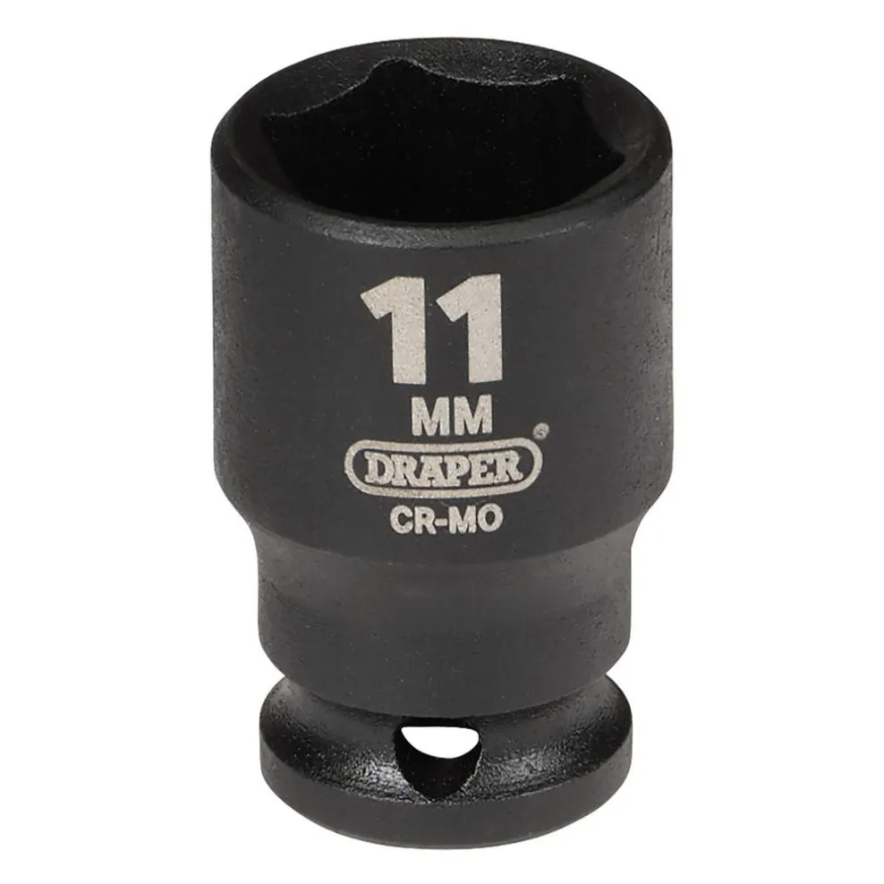 Draper HI-TORQ® 6 Point Impact Socket, 1/4" Sq. Dr., 11mm