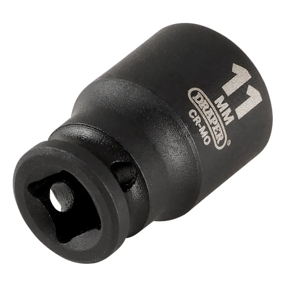 Draper HI-TORQ® 6 Point Impact Socket, 1/4" Sq. Dr., 11mm