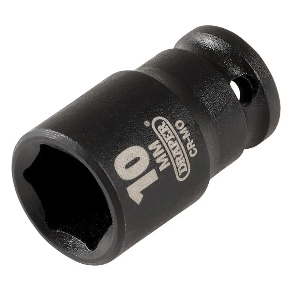 Draper HI-TORQ® 6 Point Impact Socket, 1/4" Sq. Dr., 10mm