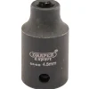 Draper HI-TORQ® 6 Point Impact Socket, 1/4" Sq. Dr., 4.5mm