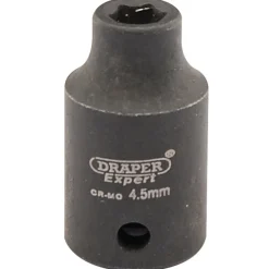 Draper HI-TORQ® 6 Point Impact Socket, 1/4" Sq. Dr., 4.5mm