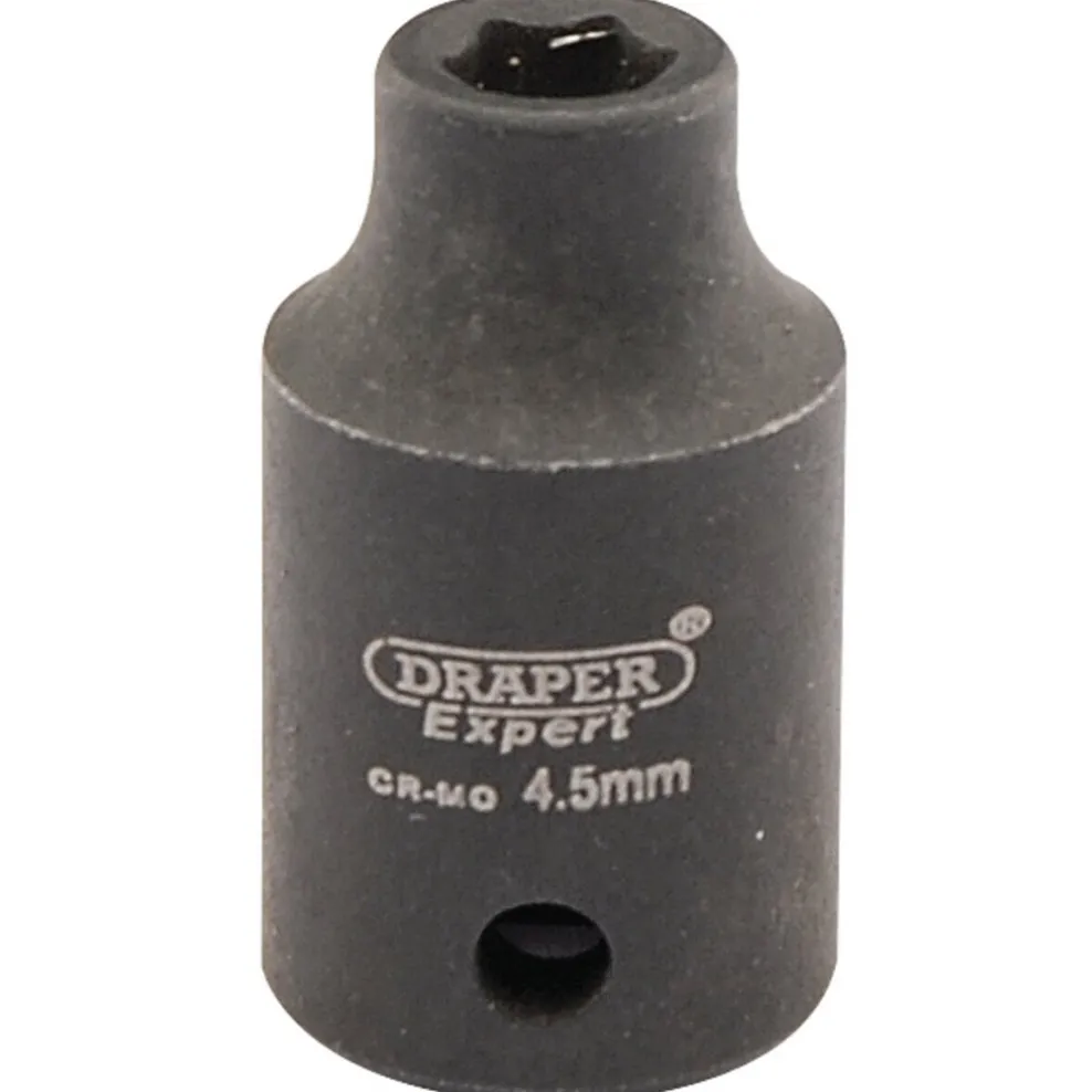 Draper HI-TORQ® 6 Point Impact Socket, 1/4" Sq. Dr., 4.5mm