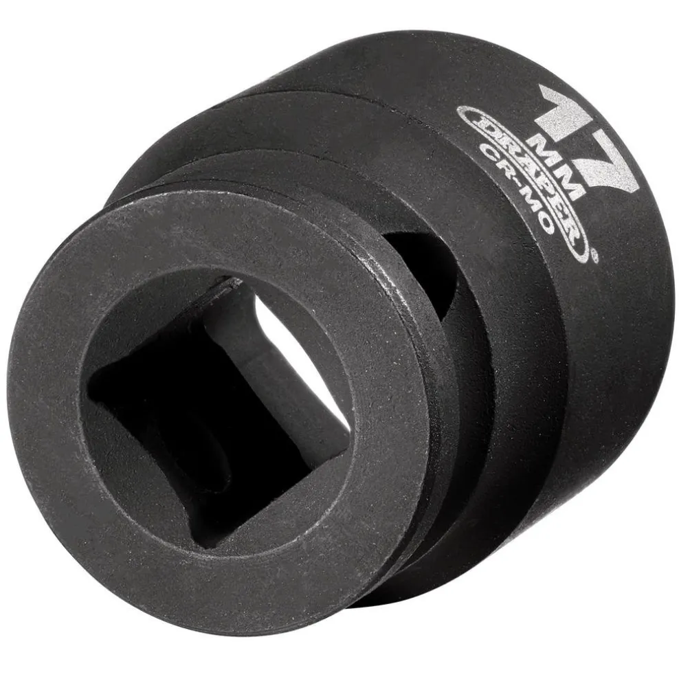 Draper HI-TORQ® 6 Point Impact Socket, 3/8" Sq. Dr., 17mm