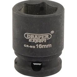 Draper HI-TORQ® 6 Point Impact Socket, 3/8" Sq. Dr., 16mm