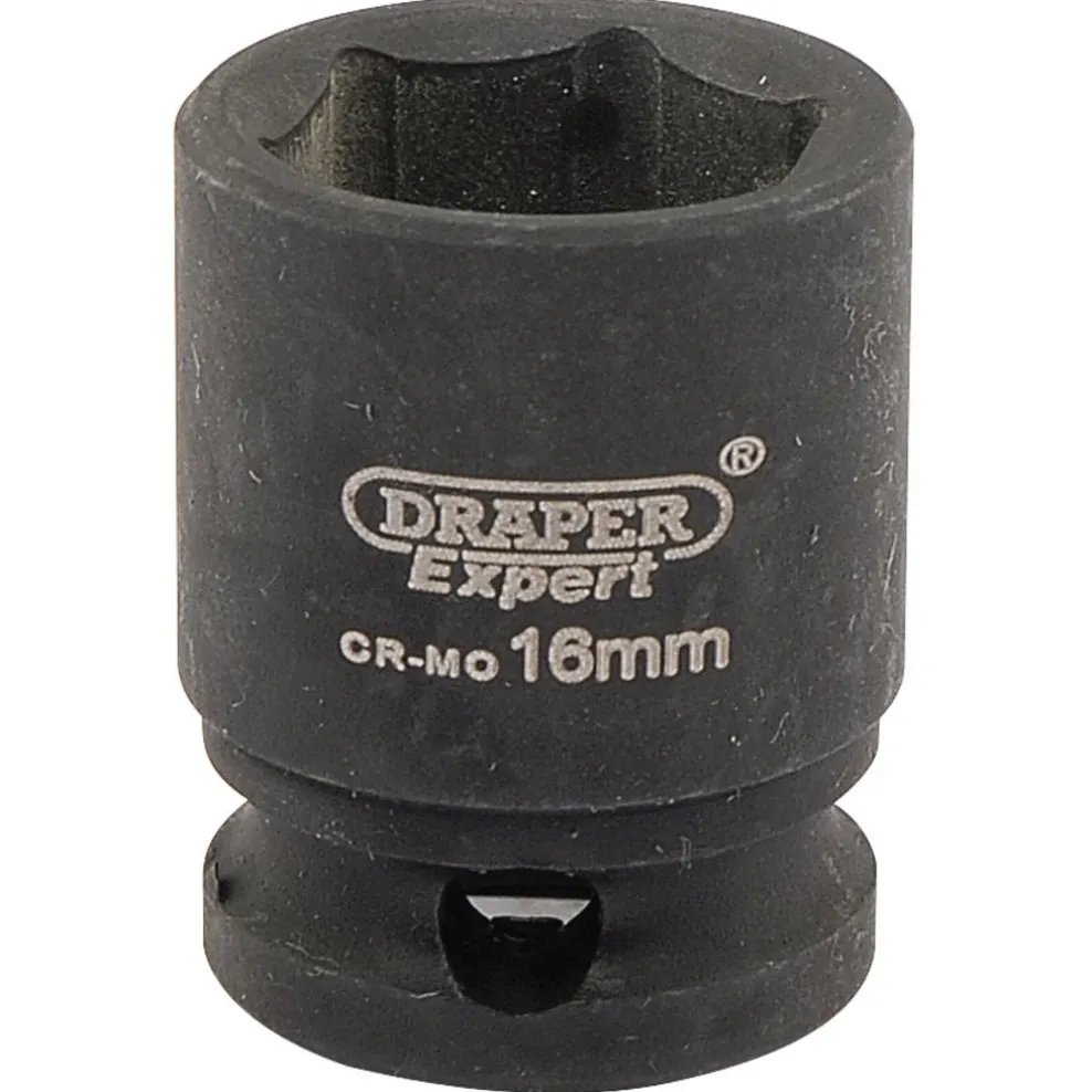 Draper HI-TORQ® 6 Point Impact Socket, 3/8" Sq. Dr., 16mm