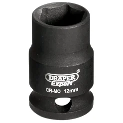 Draper HI-TORQ® 6 Point Impact Socket, 3/8" Sq. Dr., 12mm