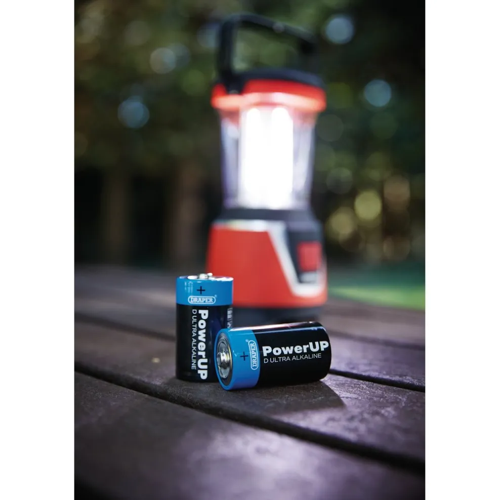 Draper PowerUP Ultra Alkaline D Batteries (Pack of 4)