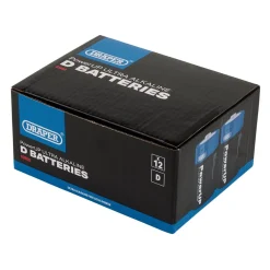 Draper PowerUP Ultra Alkaline D Batteries (Pack of 12)