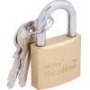 Draper Redline® Brass Cylinder Padlock, 30mm