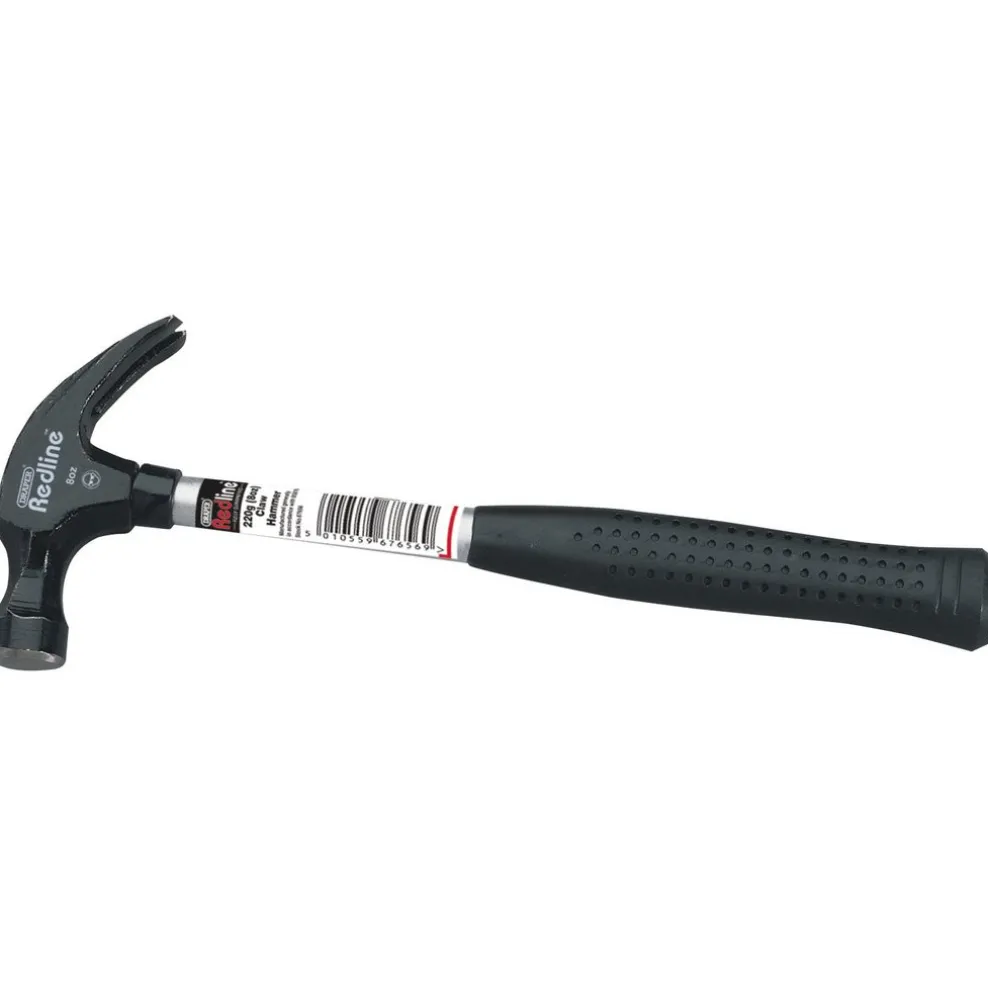 Draper Redline® Claw Hammer with Steel Shaft, 225g/8oz