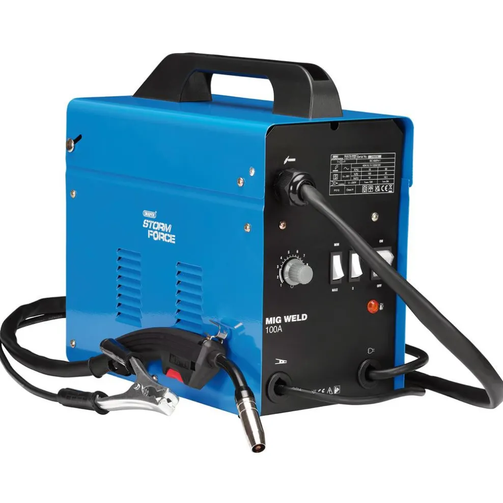 Draper Storm Force® Gasless MIG Welder, 100A