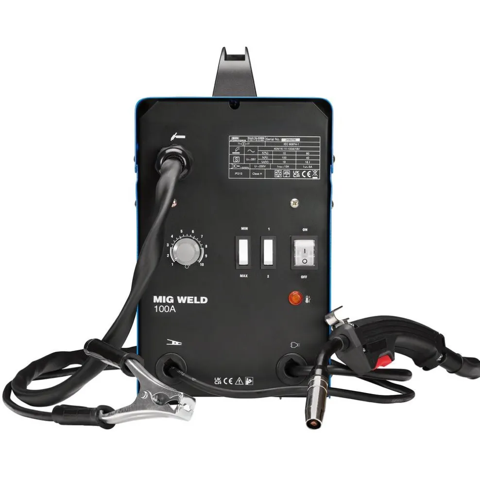 Draper Storm Force® Gasless MIG Welder, 100A