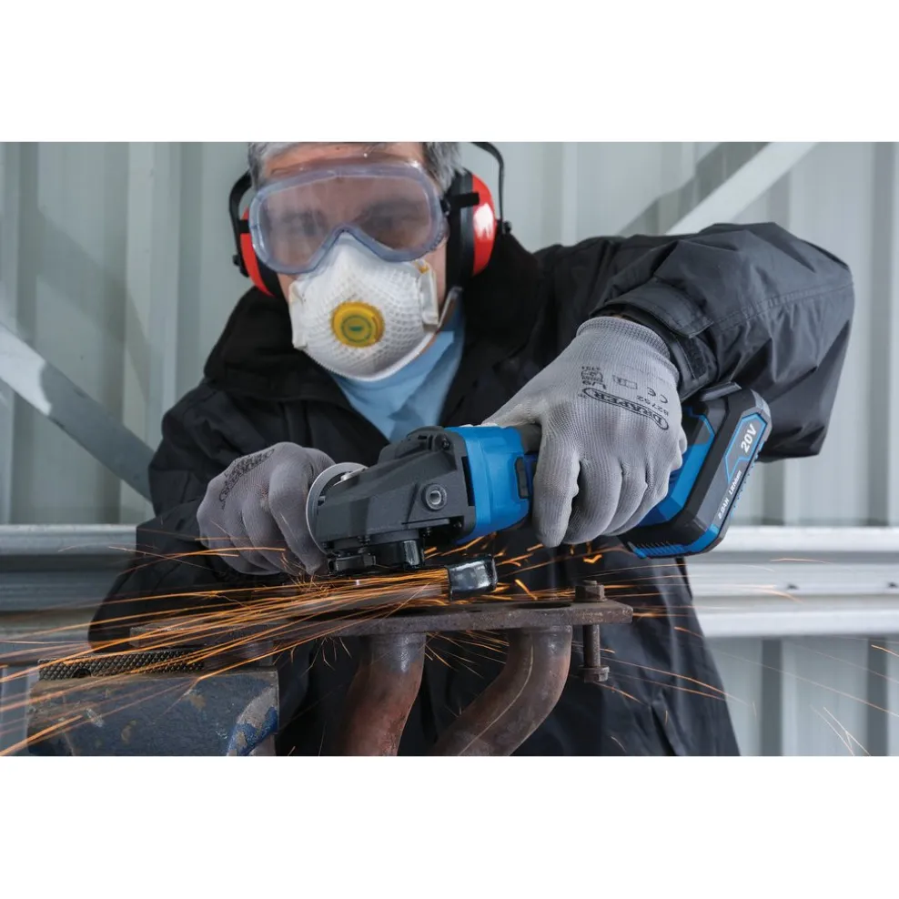 Draper Storm Force® 20V Angle Grinder, 115mm (Sold Bare)