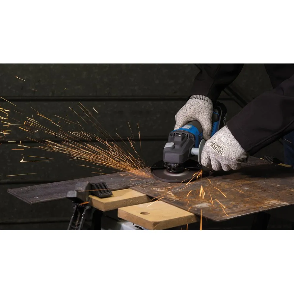 Draper Storm Force® 20V Angle Grinder, 115mm (Sold Bare)