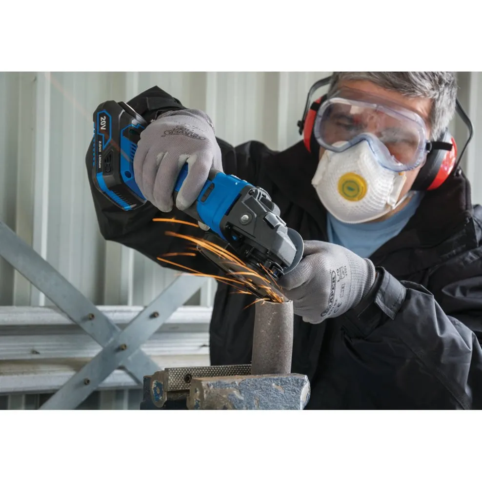 Draper Storm Force® 20V Angle Grinder, 115mm (Sold Bare)