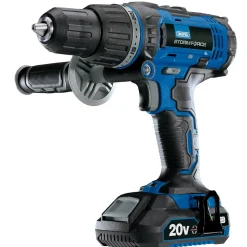 Draper Storm Force® 20V Combi Drill, 2 x 2.0Ah Batteries, 1 x Charger