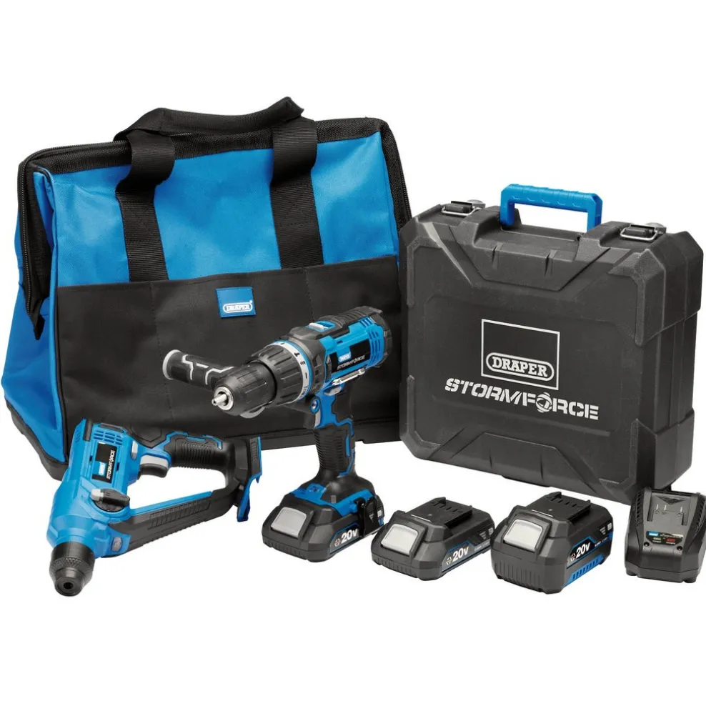 Draper Storm Force® 20V Cordless Kit (7 Piece)