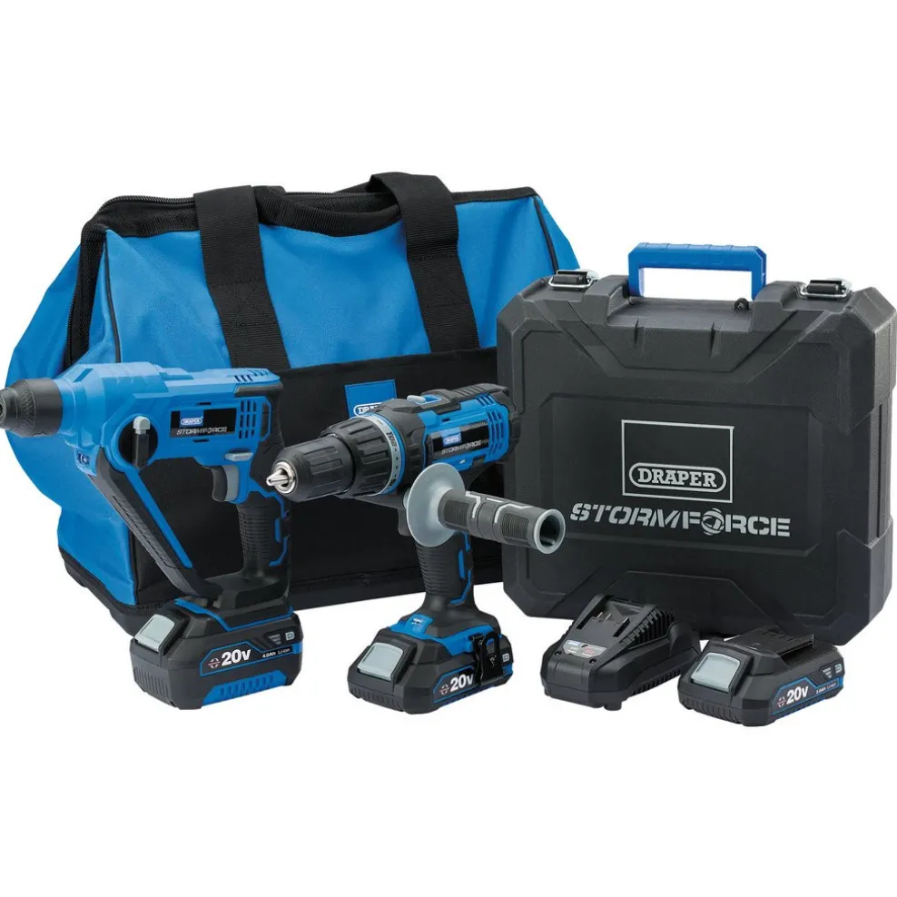 Draper Storm Force® 20V Cordless Kit (7 Piece)