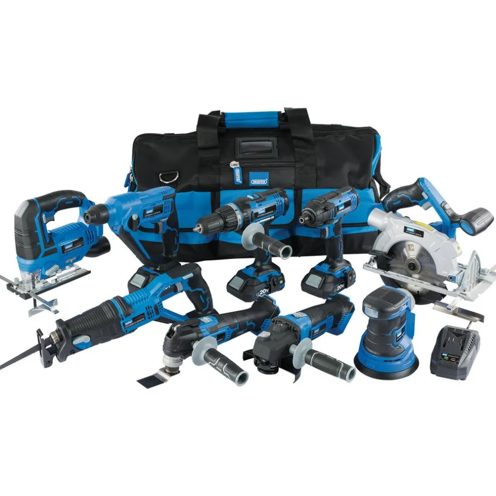 Draper Storm Force® 20V Cordless Kit (9 Piece)