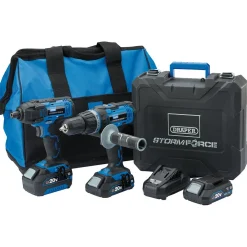 Draper Storm Force® 20V Cordless Impact Kit (7 Piece)