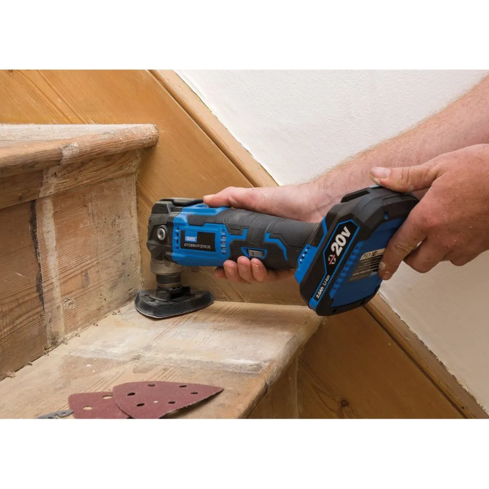 Draper Storm Force® 20V Oscillating Multi-Tool (Sold Bare)