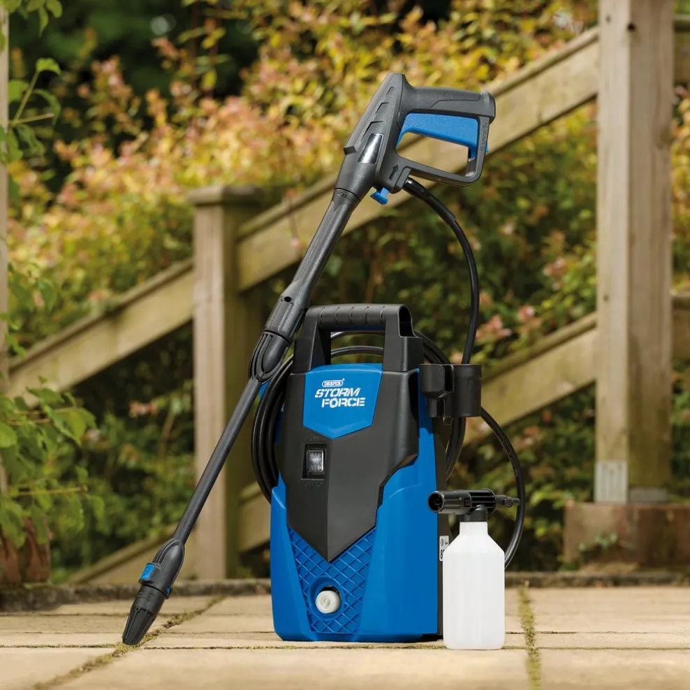 Draper Storm Force® 230V Pressure Washer, 1400W, 105bar
