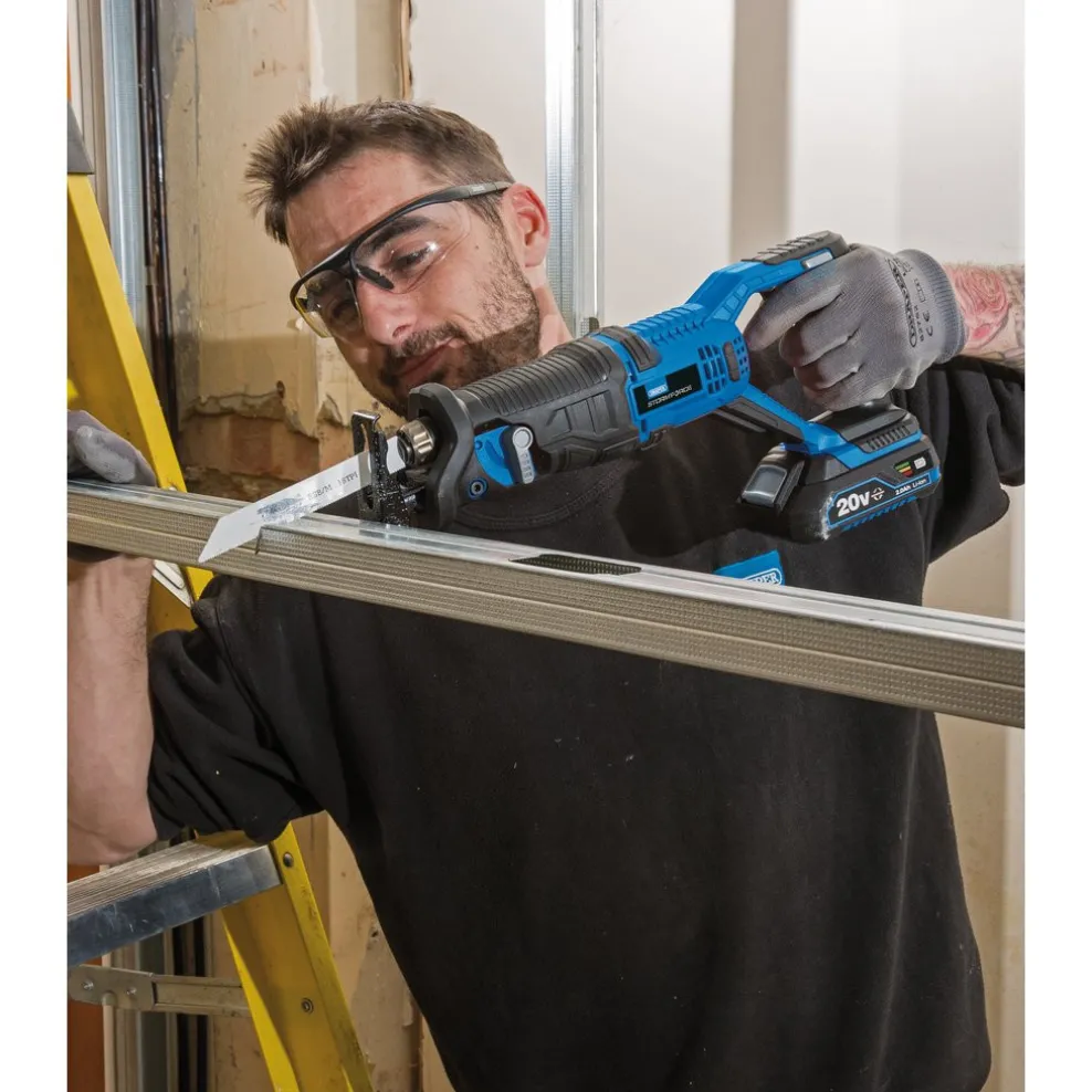 Draper Storm Force® 20V Reciprocating Saw (Sold Bare)