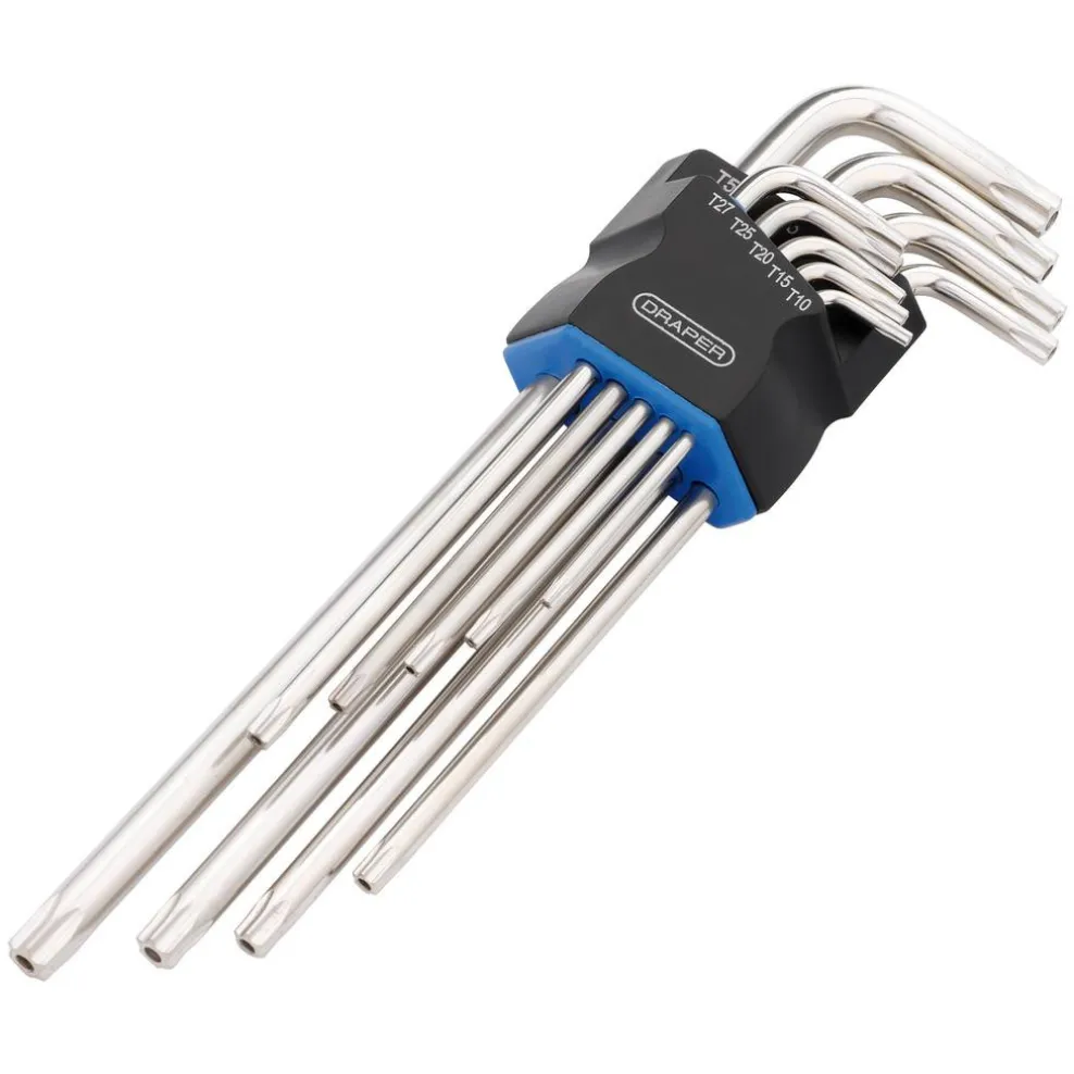 Draper TX-STAR® Extra Long Arm Security Key Set (9 Piece)