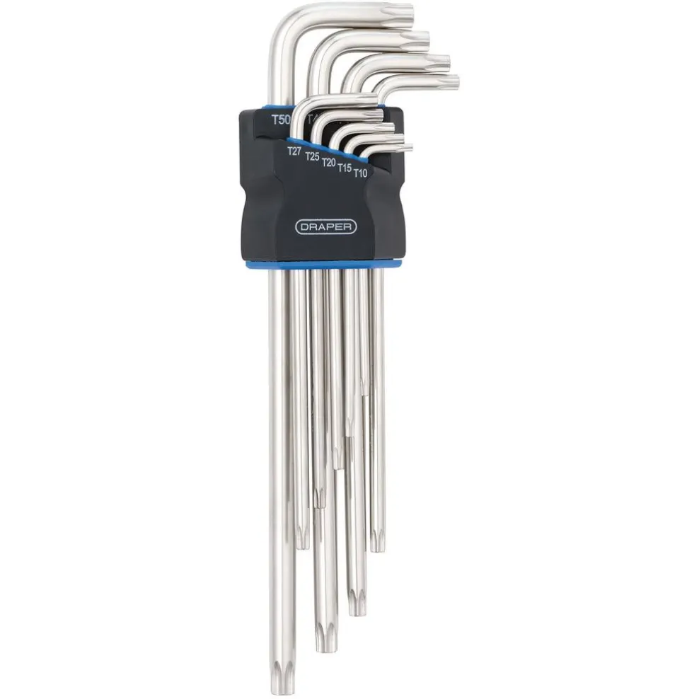 Draper TX-STAR® Extra Long Arm Security Key Set (9 Piece)