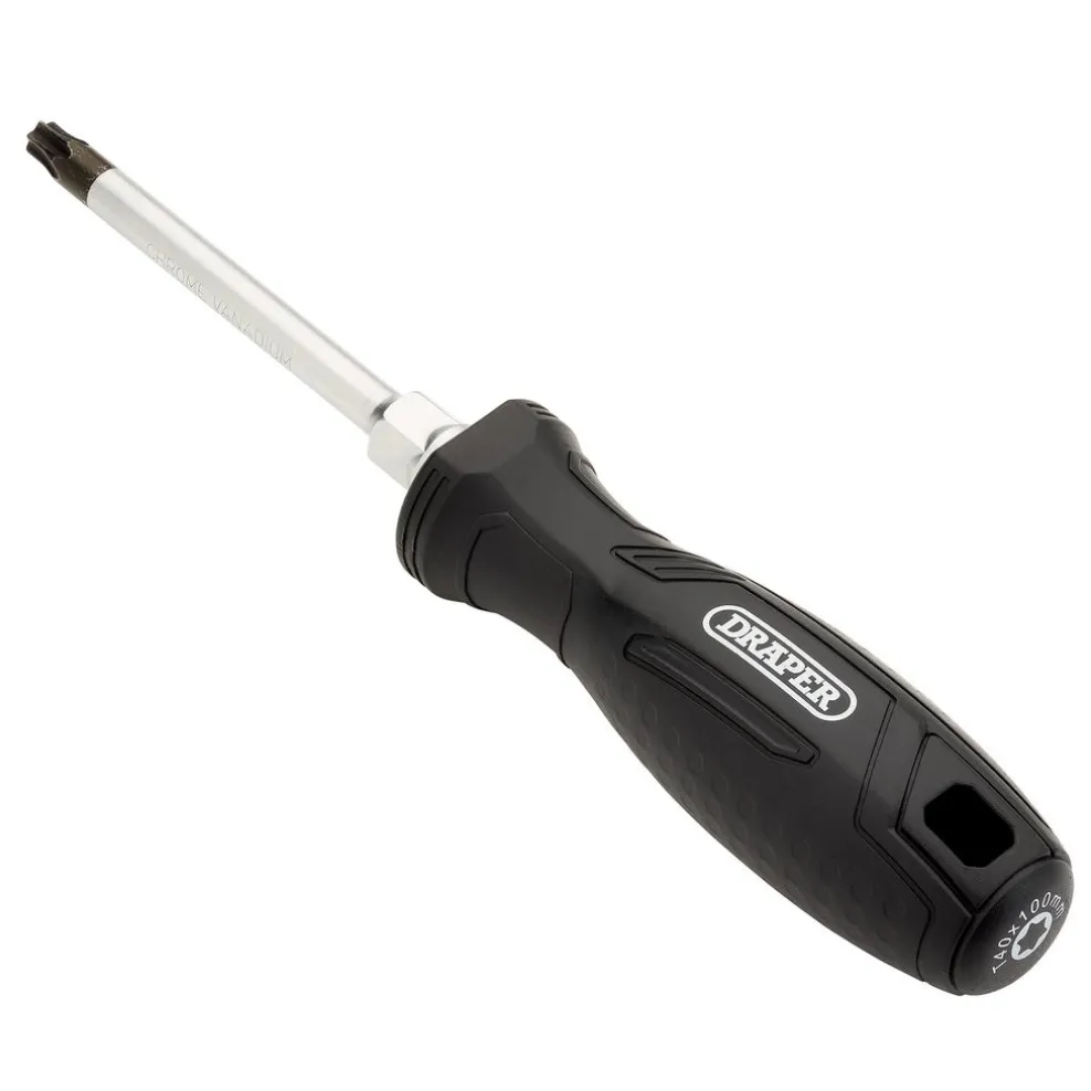 Draper TX-STAR® Hard Grip Screwdriver, T40 x 100mm