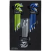 Draper TX-STAR®, Imperial & Metric Ball End Hex Key Sets (27 Piece)