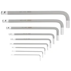 Draper TX-STAR®, Imperial & Metric Ball End Hex Key Sets (27 Piece)