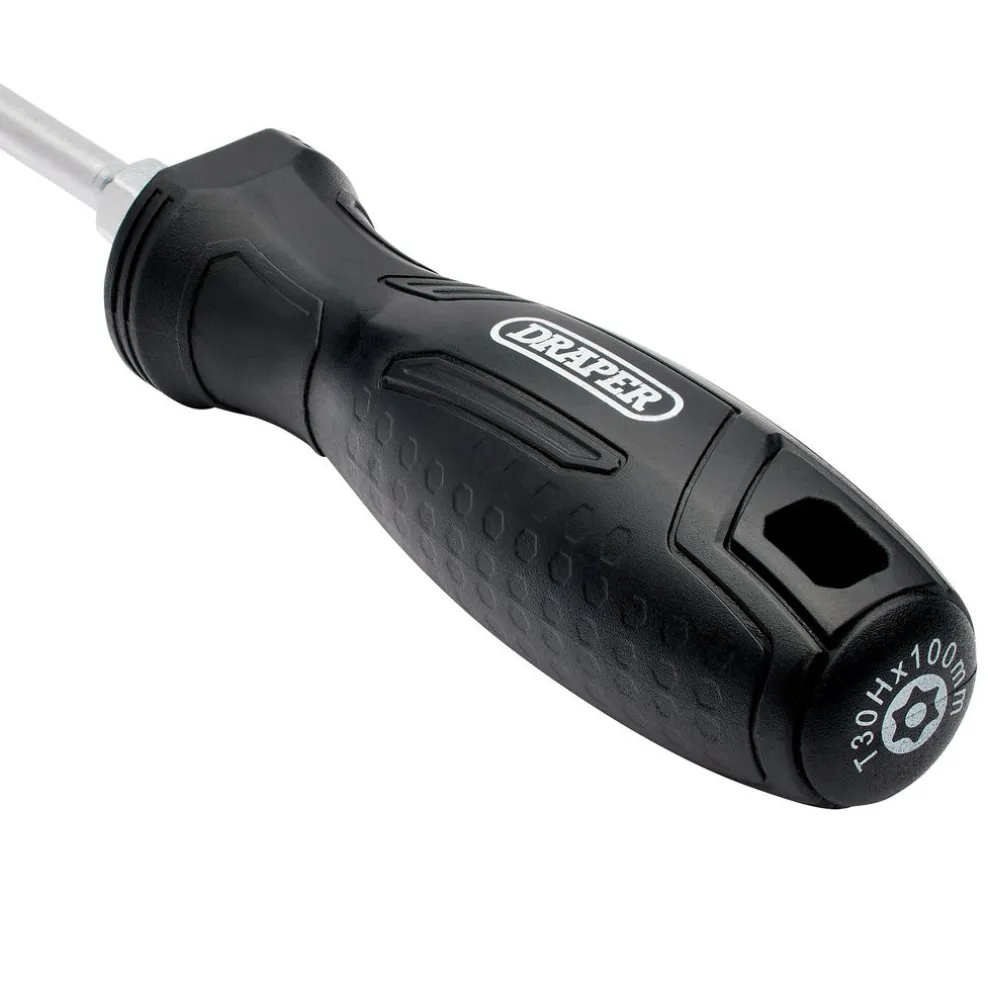 Draper TX-STAR® Tamperproof Hard Grip Screwdriver, T30H x 100mm