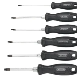 Draper TX-STAR® Tamperproof Hard Grip Screwdriver Set (6 Piece)