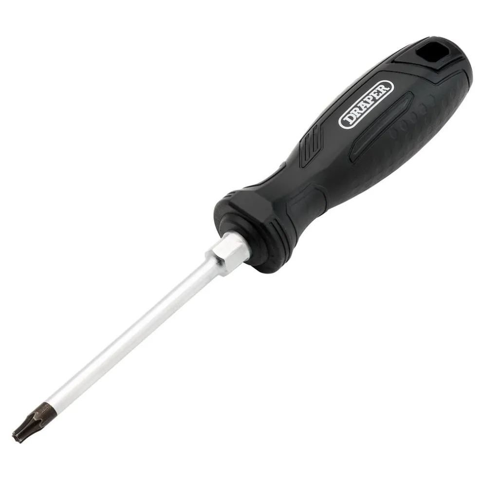 Draper TX-STAR® Tamperproof Hard Grip Screwdriver, T25H x 100mm