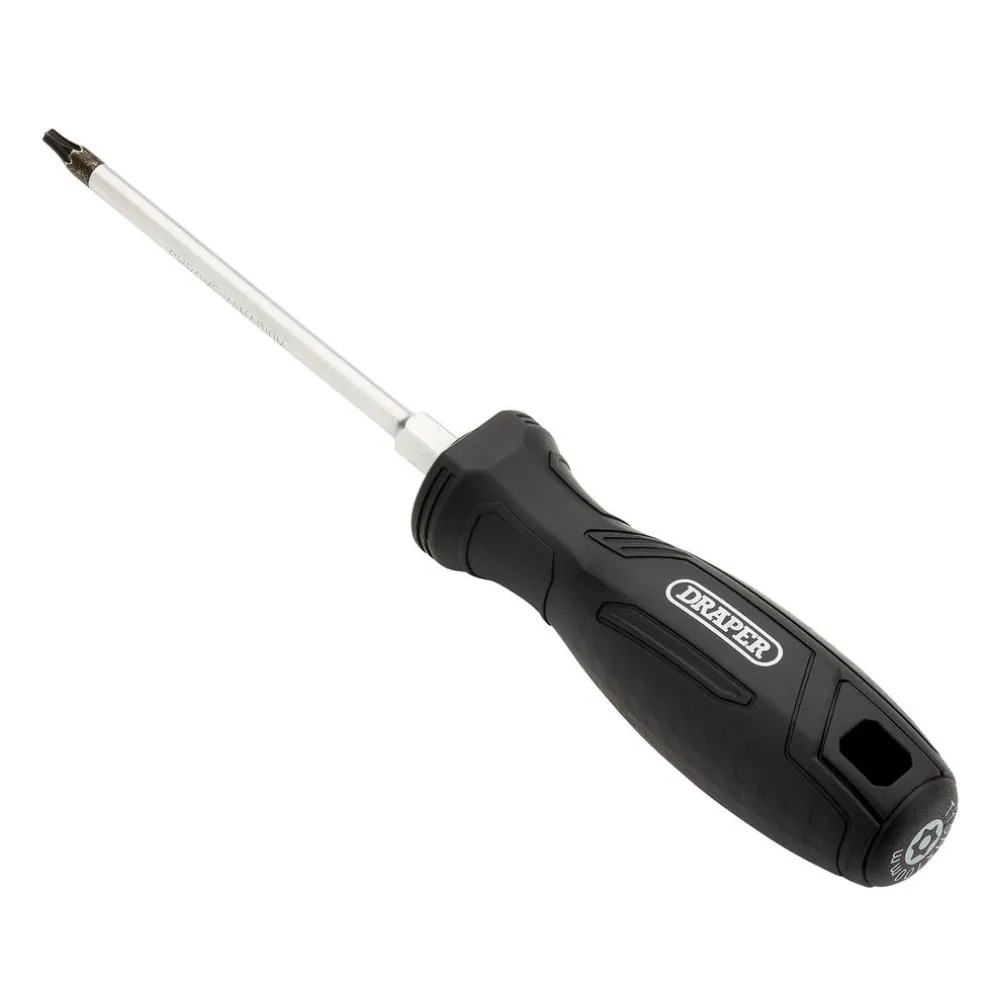 Draper TX-STAR® Tamperproof Hard Grip Screwdriver, T15H x 100mm