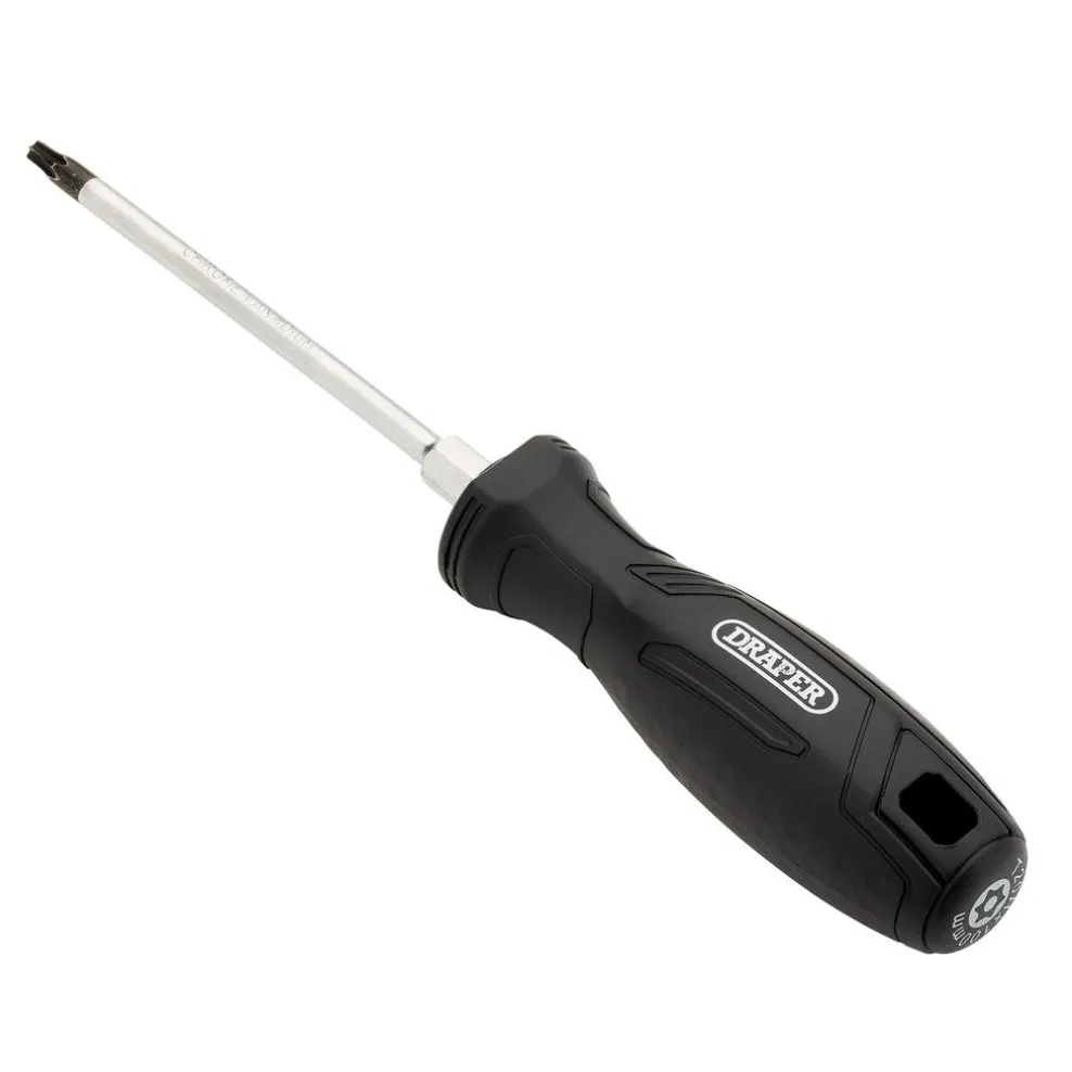 Draper TX-STAR® Tamperproof Hard Grip Screwdriver, T20H x 100mm