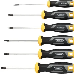 Draper TX-STAR® Tamperproof Soft Grip Screwdriver Set (6 Piece)