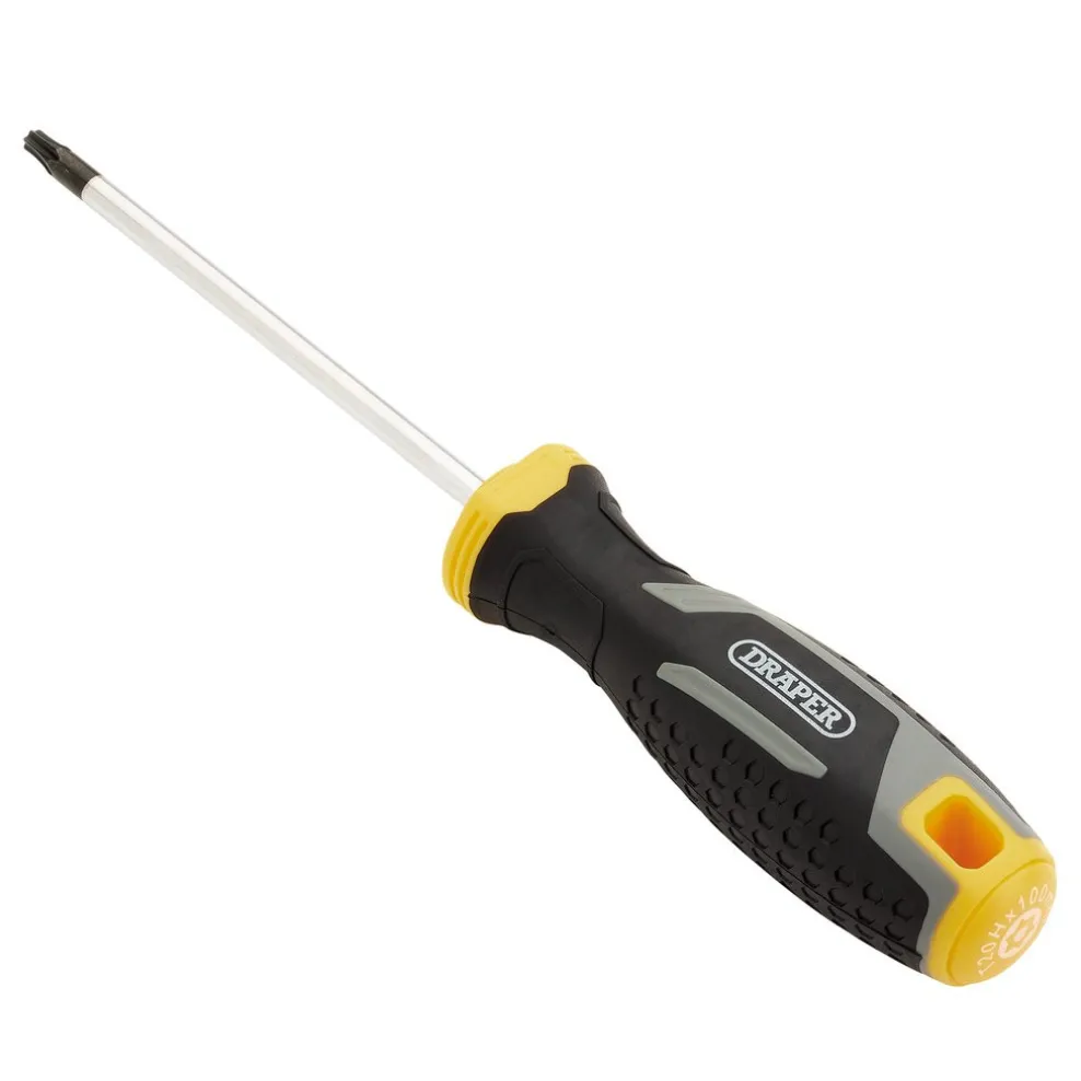Draper TX-STAR® Tamperproof Soft Grip Screwdriver, T20H x 100mm
