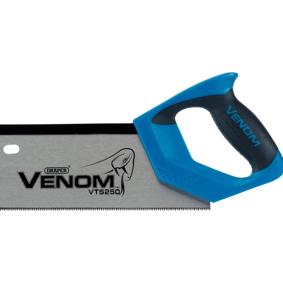 Draper Venom® Double Ground Tenon Saw, 250mm, 11tpi/12ppi