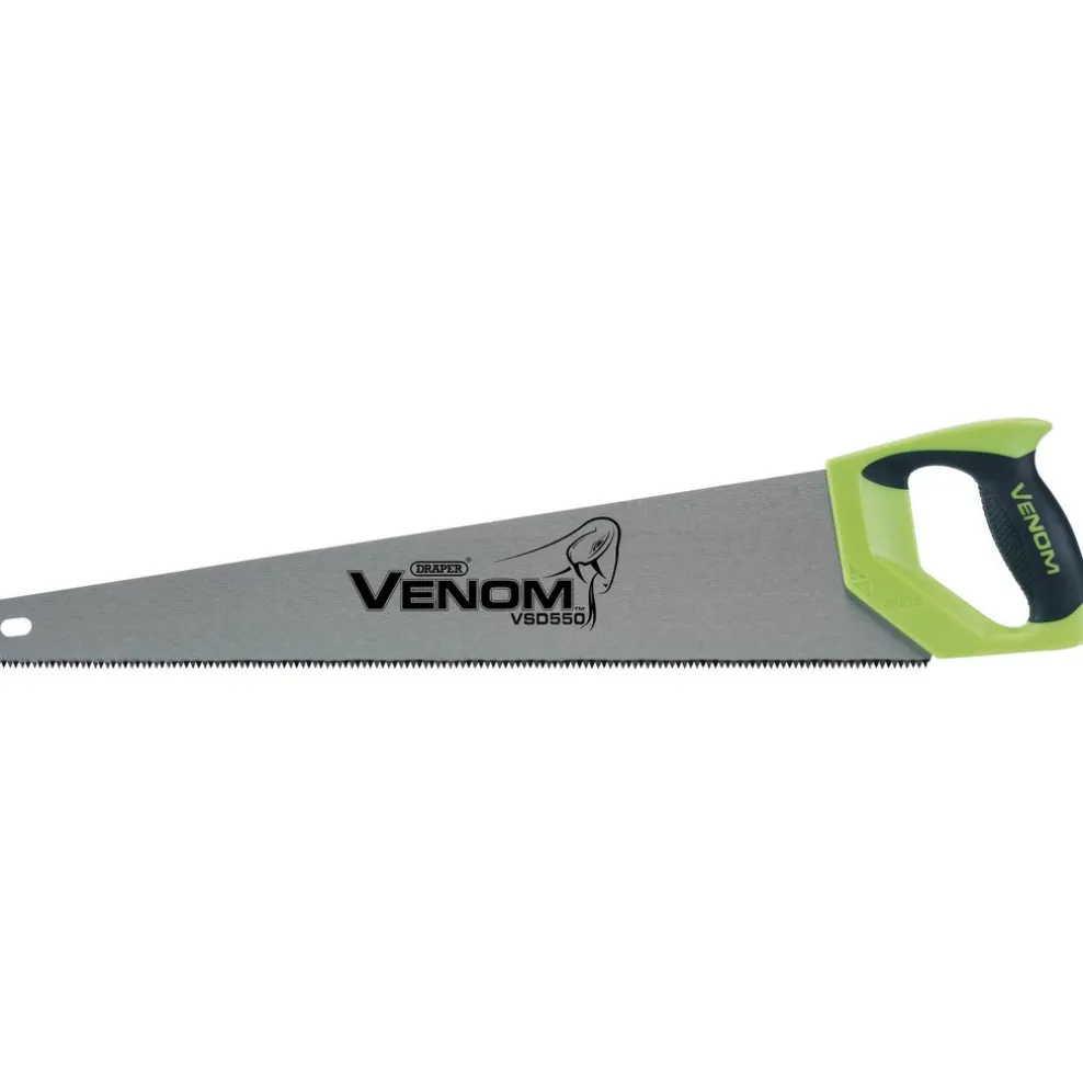 Draper Venom® First Fix Double Ground Handsaw, 550mm, 7tpi/8ppi