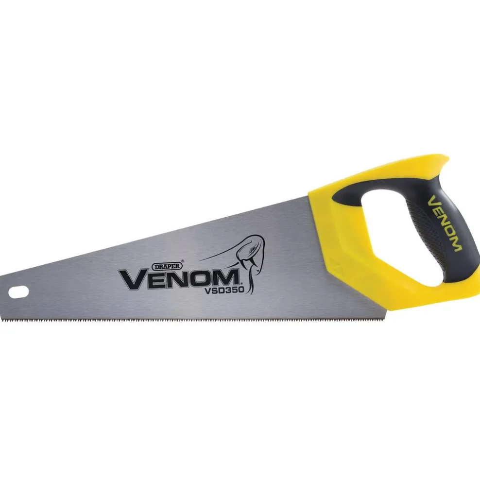 Draper Venom® Second Fix Double Ground Tool Box Saw, 350mm, 11tpi/12ppi