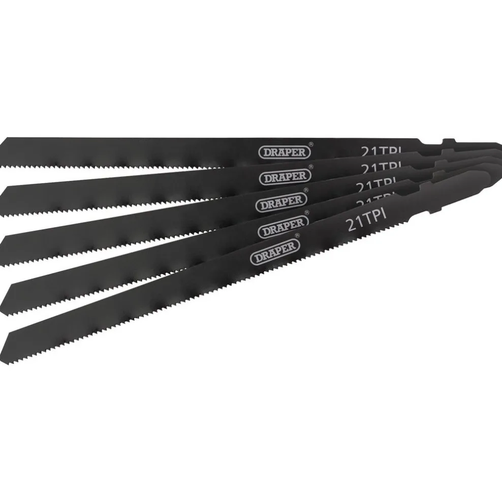 DT318A Jigsaw Blade Set, 130mm, (5 Piece)