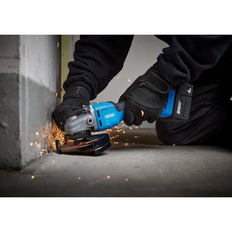 D20 20V Brushless Angle Grinder, 115/125mm (Sold Bare)