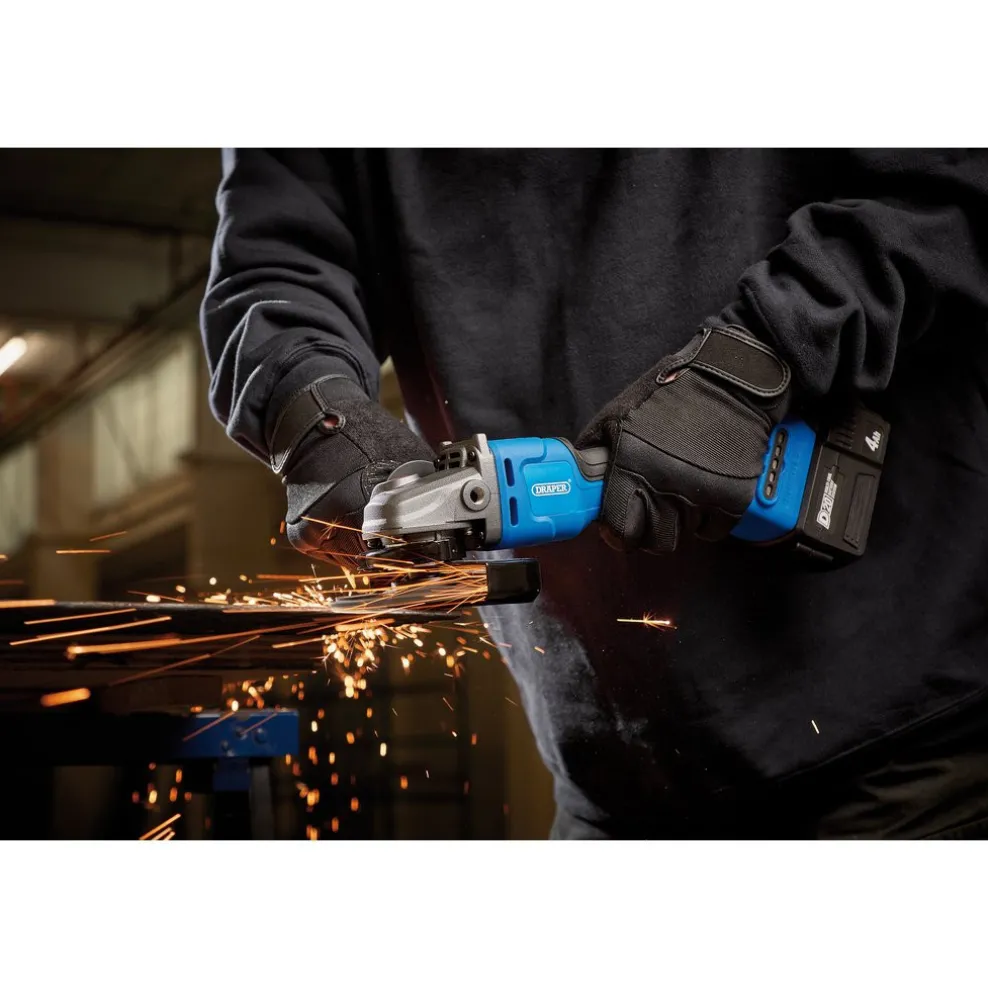 D20 20V Brushless Angle Grinder, 115/125mm (Sold Bare)
