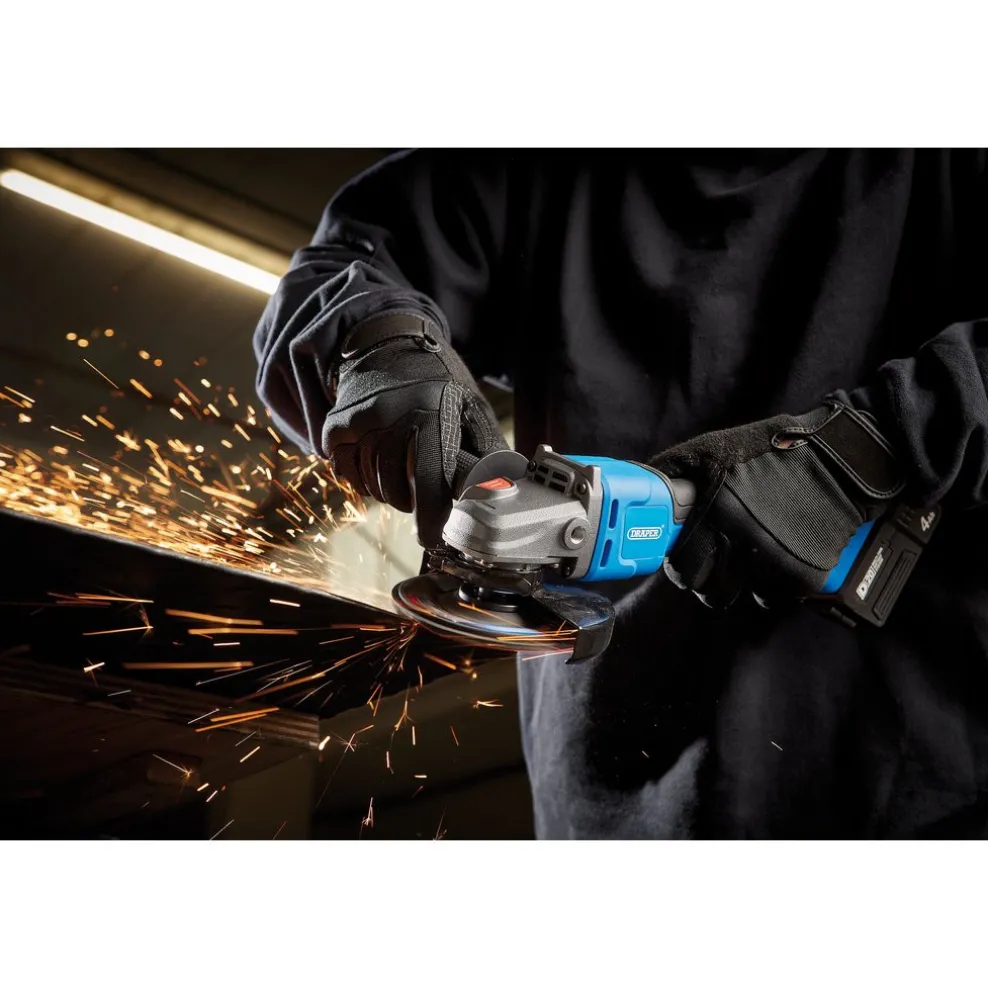 D20 20V Brushless Angle Grinder, 115/125mm (Sold Bare)