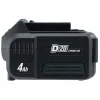 D20 20V Brushless Mid-Torque Impact Wrench, 1/2" Sq. Dr., 400Nm, 2 x 4.0Ah Batteries, 1 x Charger