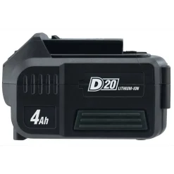 D20 20V Brushless Mid-Torque Impact Wrench, 1/2" Sq. Dr., 400Nm, 2 x 4.0Ah Batteries, 1 x Charger